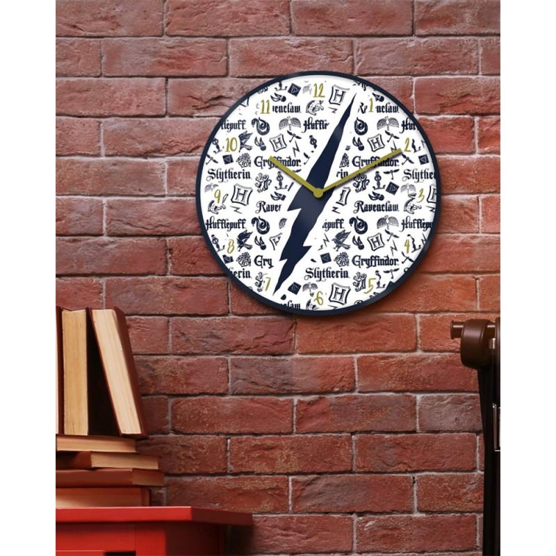 Horloge Murale Harry Potter Graphique Symboles Sur Cadeaux Et Anniversaire