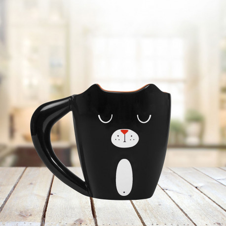 Mug Magique En Forme De Chat Qui Change De Couleur Sur Cadeaux Et Anniversaire