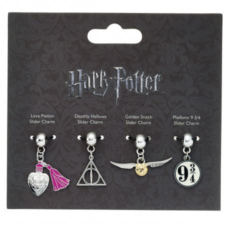 Collier Harry Potter : pendentif vif d'or (+ 3 symboles) – Lot de 4 sur  Cadeaux et Anniversaire