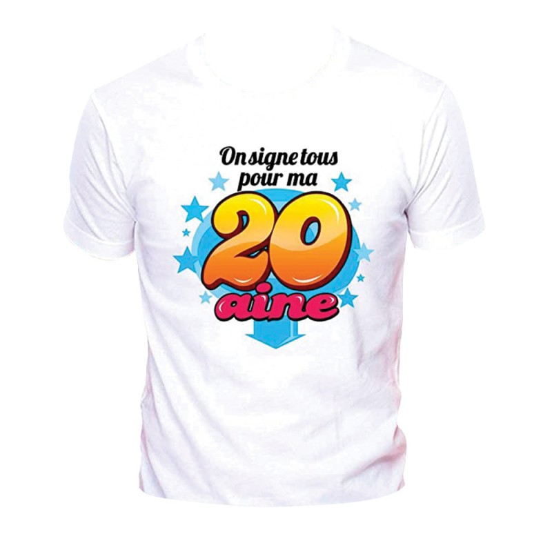 t shirt anniversaire