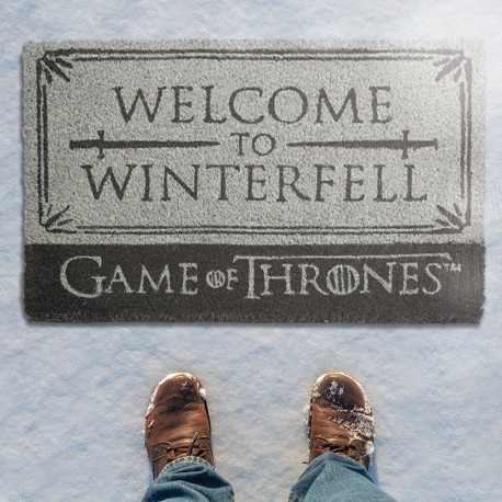 Paillasson Geek Game Of Thrones Welcome To Winterfell Sur Cadeaux Et Anniversaire