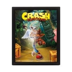 Cadre Crash Bandicoot Effet Animé 3D