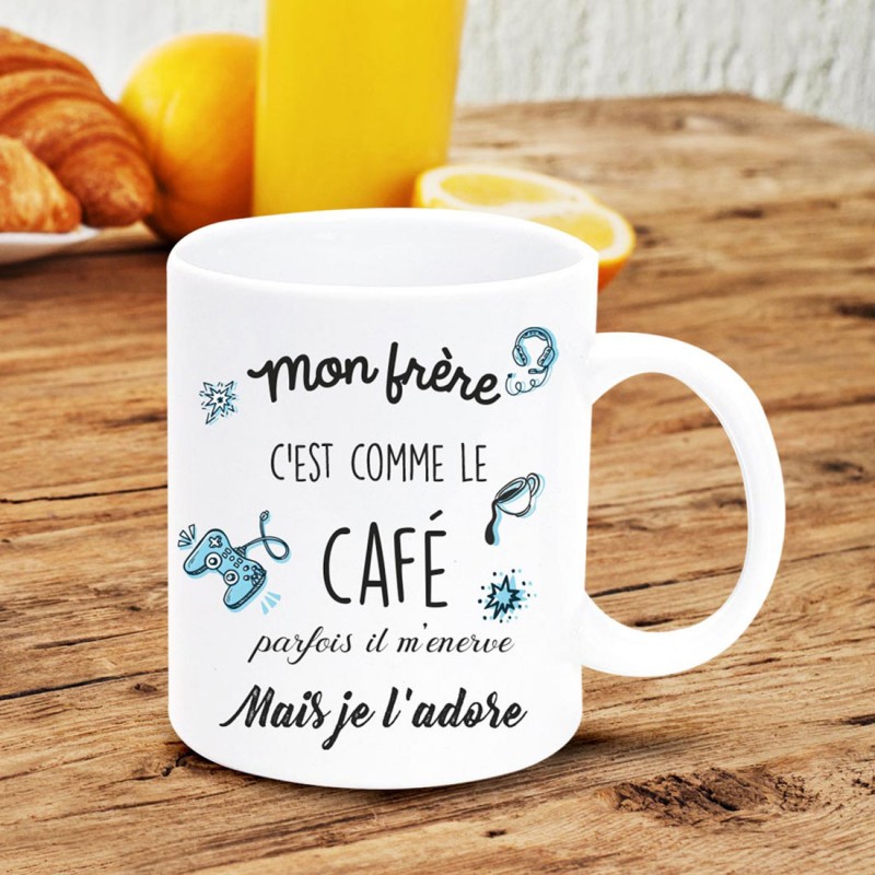 Mug super frère - L'indispensable tasse à café pour frangin