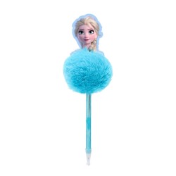 Pack de 16 Stylos Pompon La Reine des Neiges Disney - Anna & Elsa