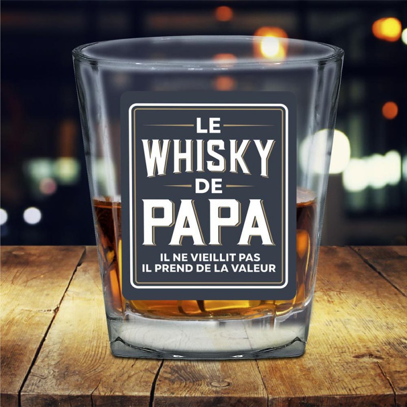 Verre à whisky Fête des Pères