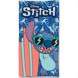 Serviette de Plage Stitch Disney Hawaii Surfeur