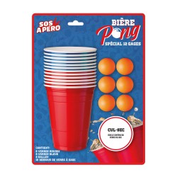 Jeu Bière Pong SOS Apéro - 12 Gages