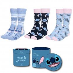 Coffret 3 Paires de Chaussettes Stitch Disney