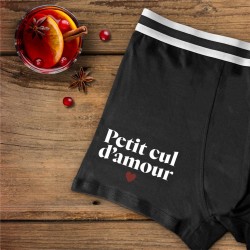 Boxer Noir Petit Cul d'Amour