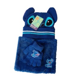 Set Hiver Stitch Disney - Snood, Gants et Bonnet 3D