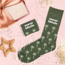 Chaussettes Paillettes Famille Fantaisie