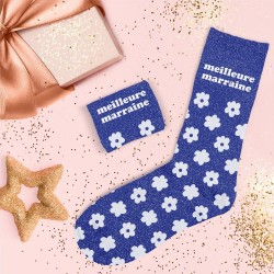 Chaussettes Paillettes Famille Fantaisie