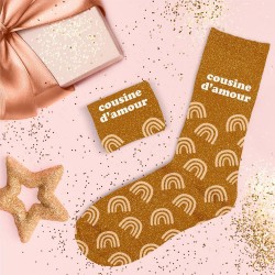 Chaussettes Paillettes Famille Fantaisie