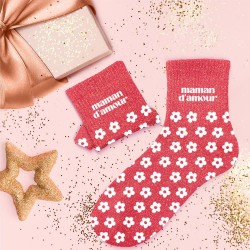 Chaussettes Paillettes Famille Fantaisie