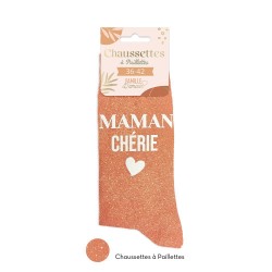 Chaussettes Paillettes Famille Fantaisie